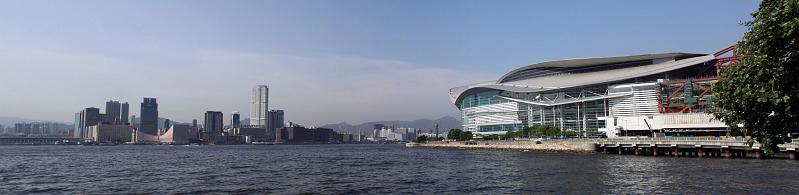 Convention_and_Exhibition Centre_Pano.jpg - the "convention and exhibition centre" on hong kong island...